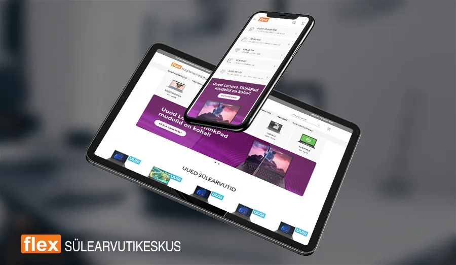 Flex sülearvutikeskus portfoolio pilt
